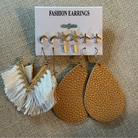 5 for $25! Contemporary Fashion Earrings Card of 6 - Picture 6 of 11